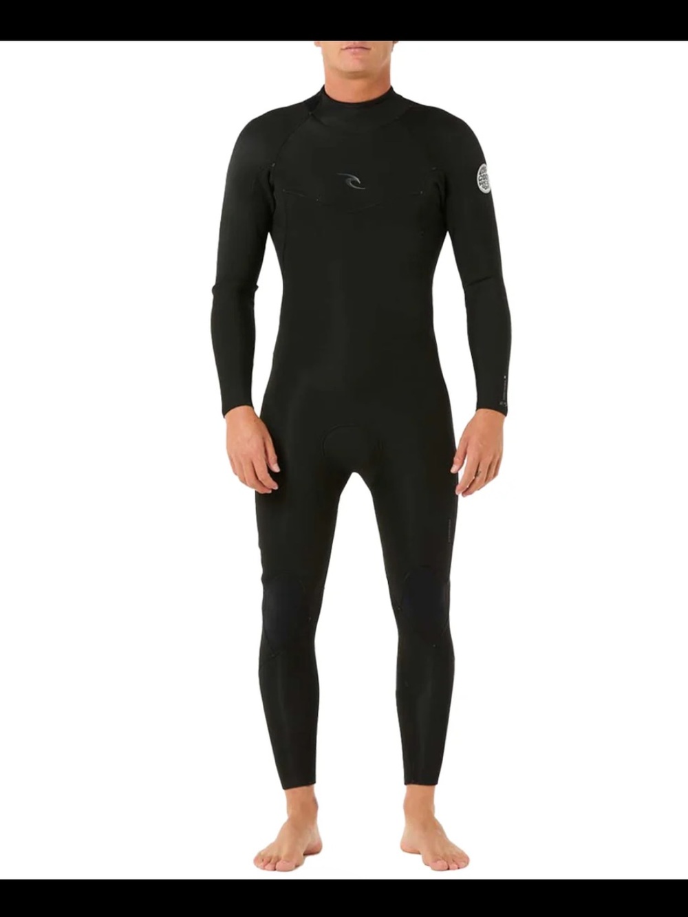 Rip Curl Men's Black Full-Body Rash Guard Wetsuit